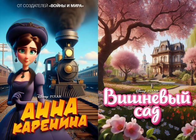 Если бы Pixar и Disney решили экранизировать русскую классику