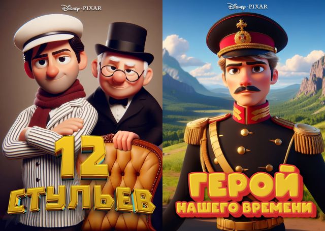 Если бы Pixar и Disney решили экранизировать русскую классику