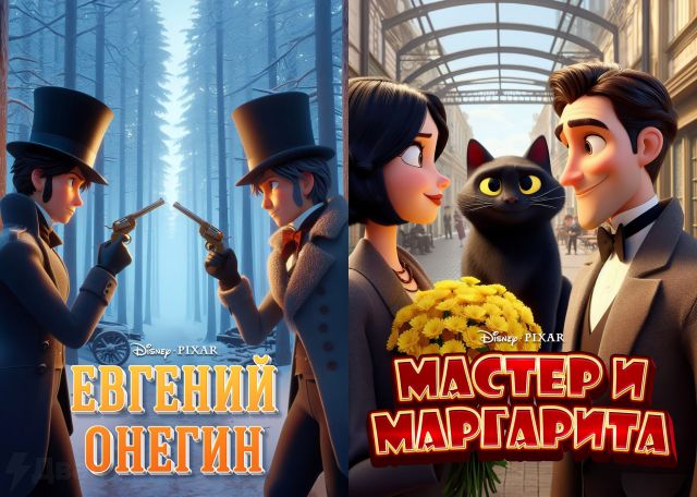 Если бы Pixar и Disney решили экранизировать русскую классику