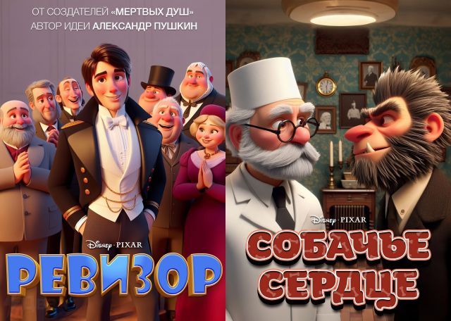 Если бы Pixar и Disney решили экранизировать русскую классику